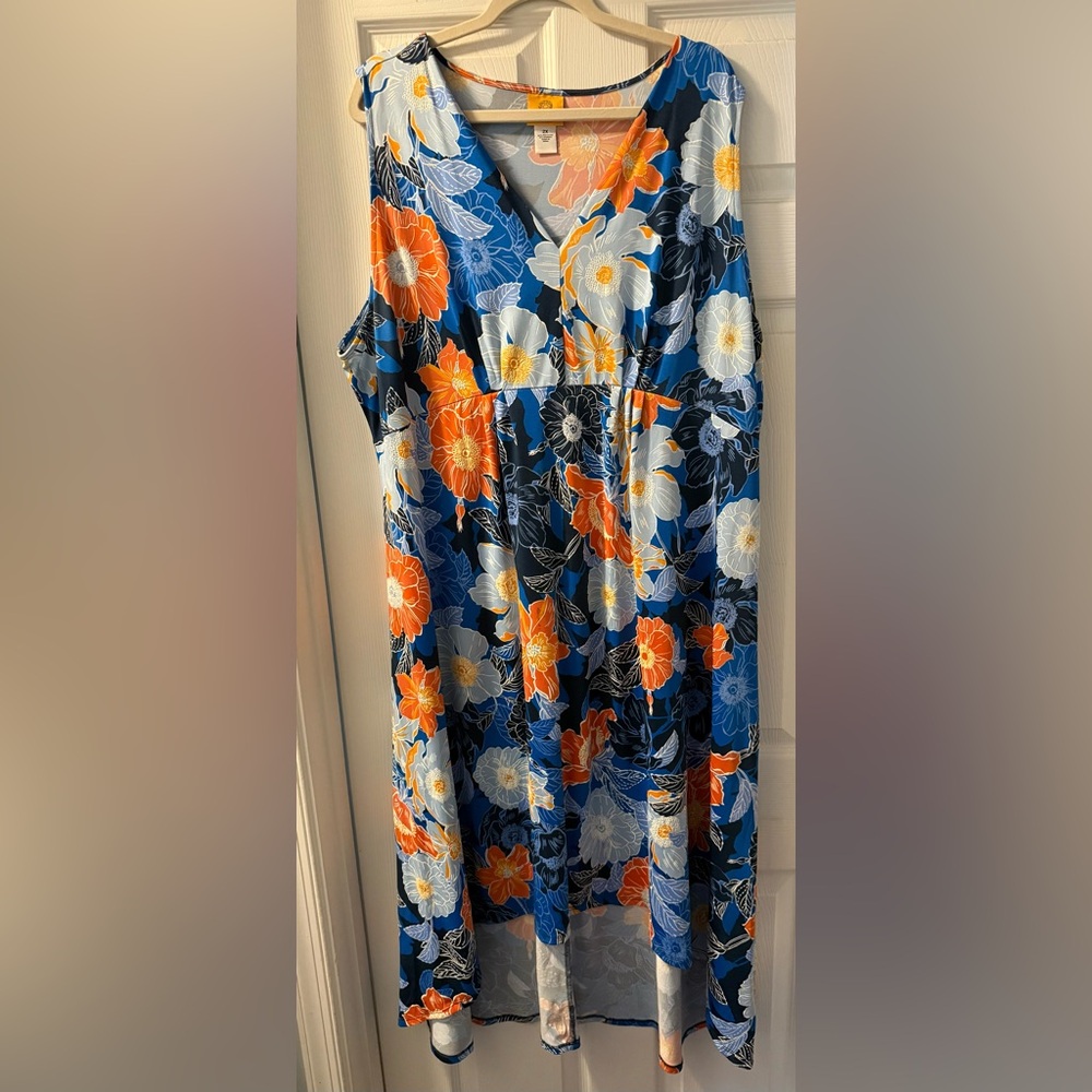 Ruby Rd. Multicolor Floral Dress 2x excellent condition